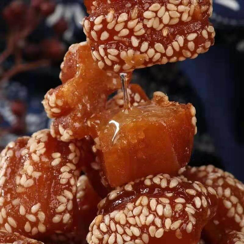 羊角果子糕点传统老式特产阜阳安徽江米蜜糖传统中式糕点