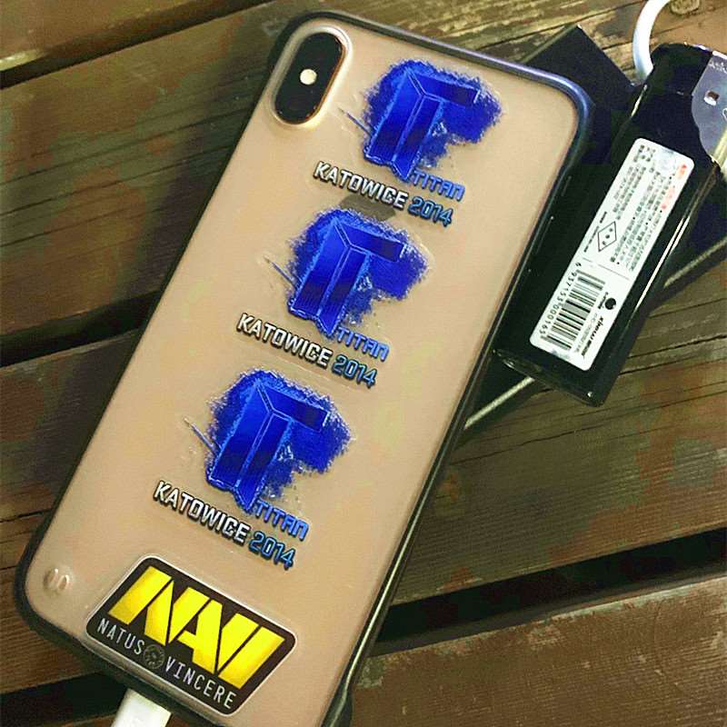 cs游戏周边贴纸印花实物模型csgo实体全息游戏实物周边