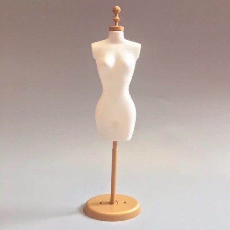 2个装芭比娃娃人形模特衣架模型裸娃站立支架服装设计服装模特