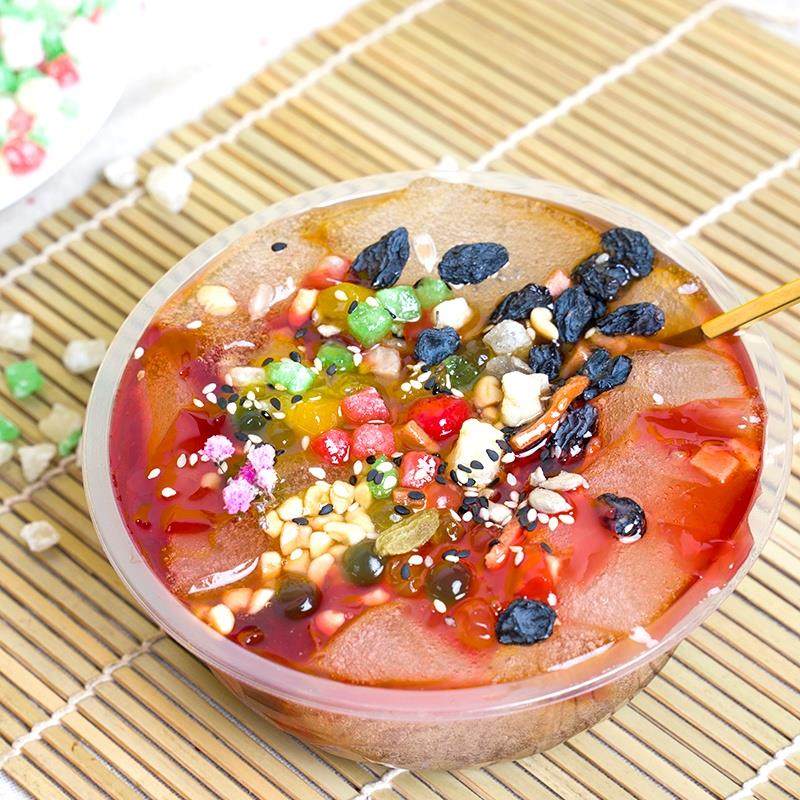 冰粉月饼馅料家用彩色冬瓜糖冬瓜丁四川手工蔬果干