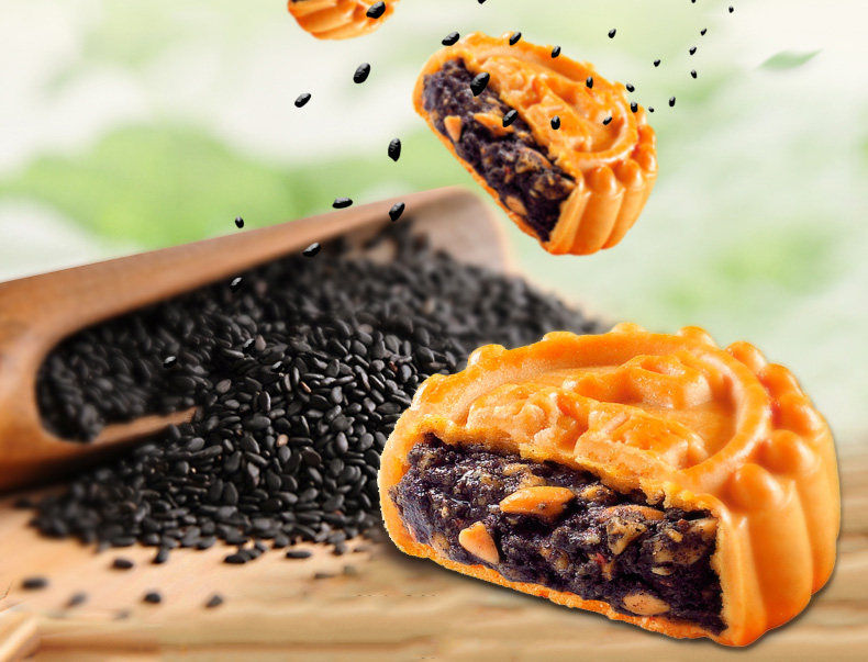 芝麻月饼麻酥卢师傅师傅河南特产传统花生散装月饼
