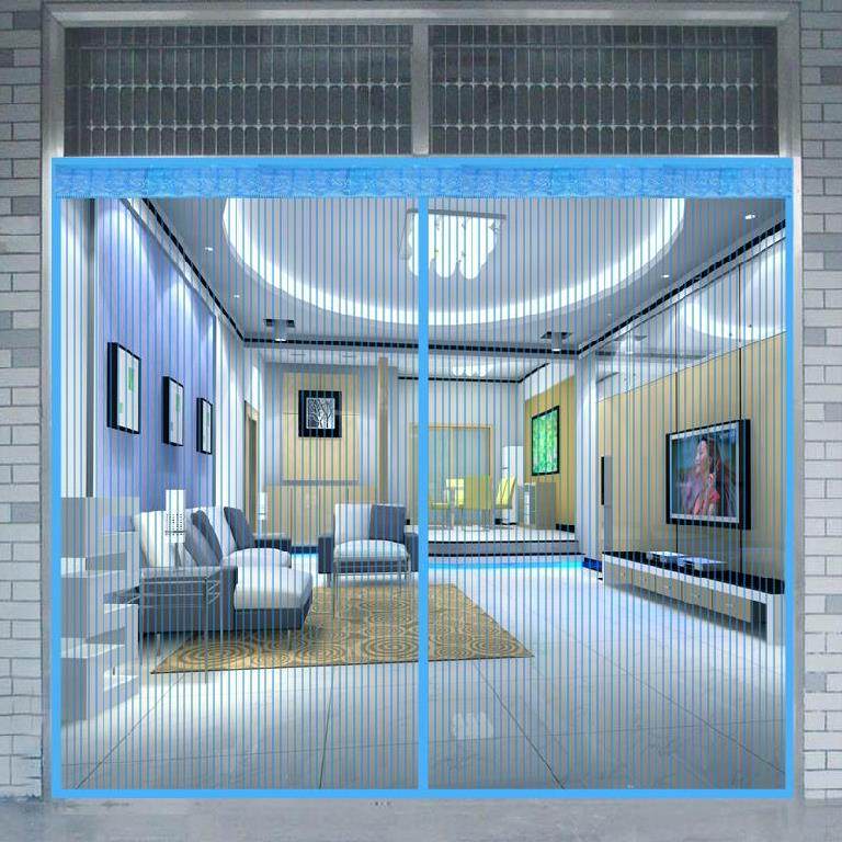 门帘新款防蚊大门通风帘子透气磁吸挡风家用房门帘