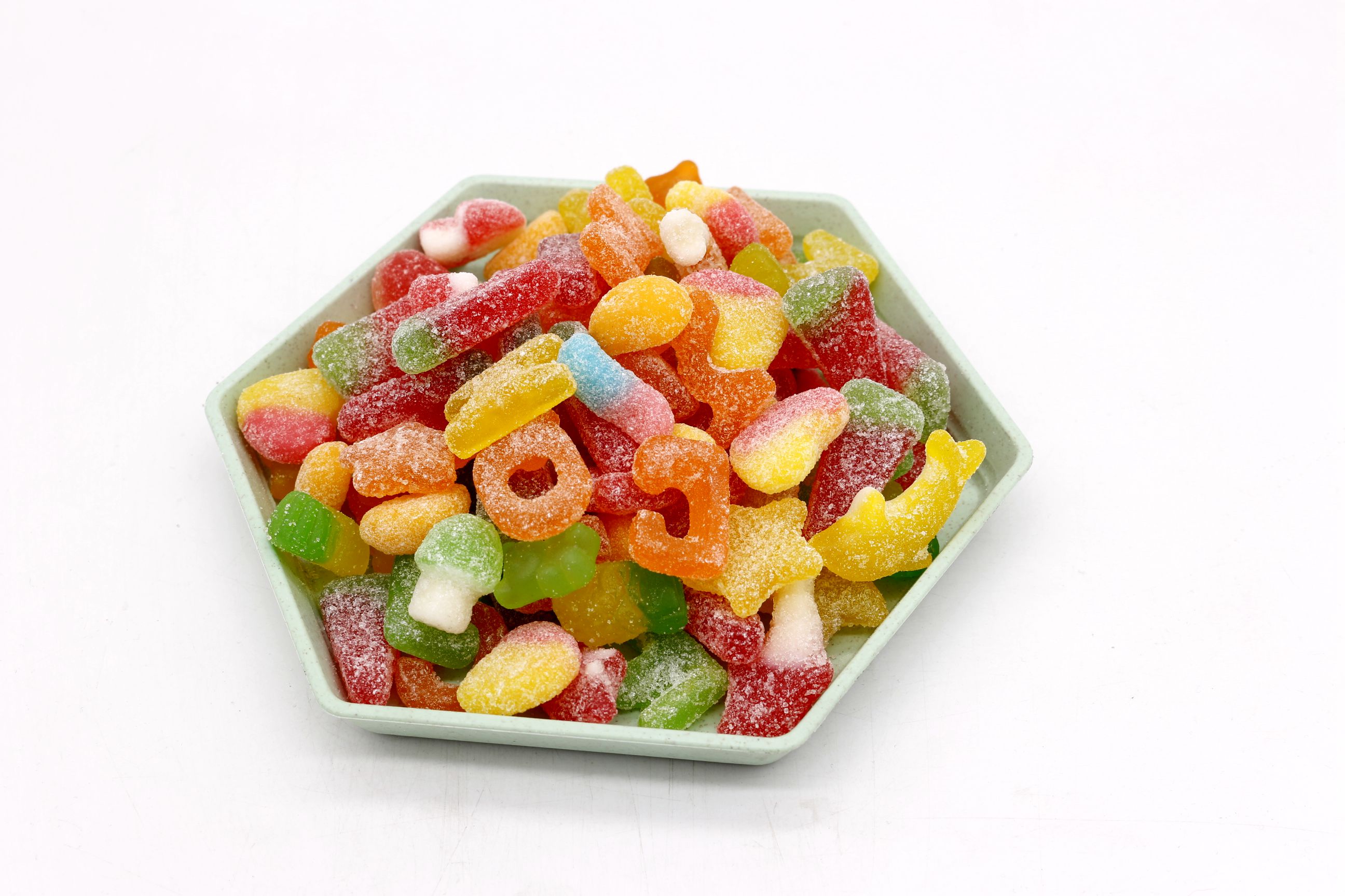 包邮酸宝乐老式怀旧字母数字桔子果味软糖散装糖果