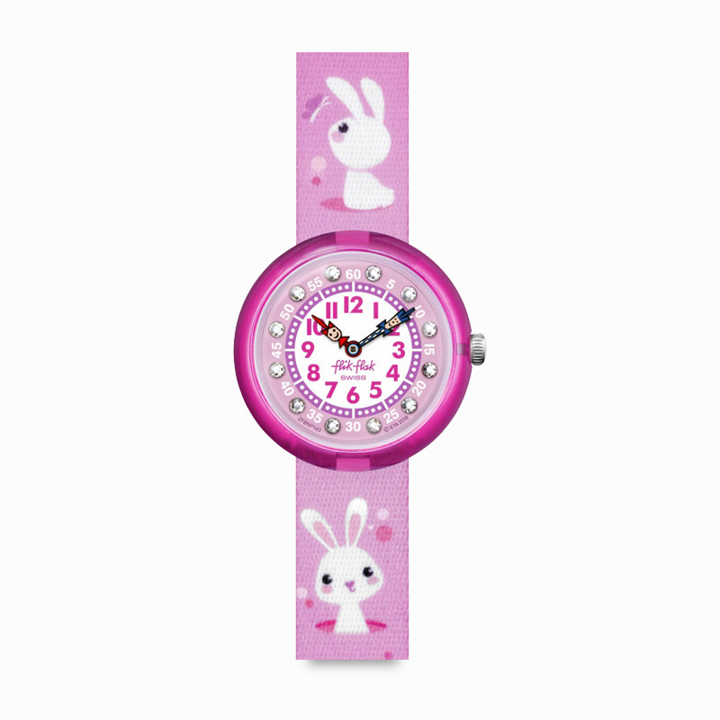 flikflak飞菲瑞士儿童手表粉色卡通男女孩童小学生指针手表礼物