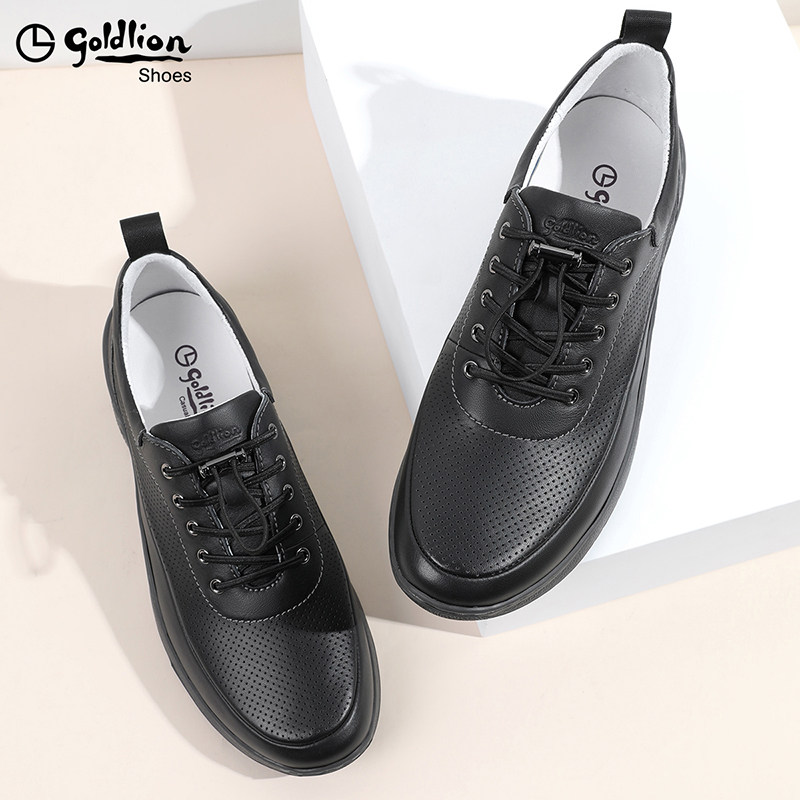 金利来男鞋2022春夏季新款时尚时尚休闲休闲鞋冲孔透气时尚休闲鞋