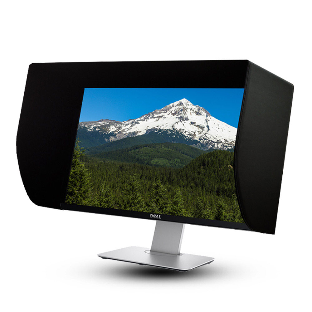 爱视者21寸22寸显示器遮光罩电脑屏幕遮光罩电脑显示器防光挡板