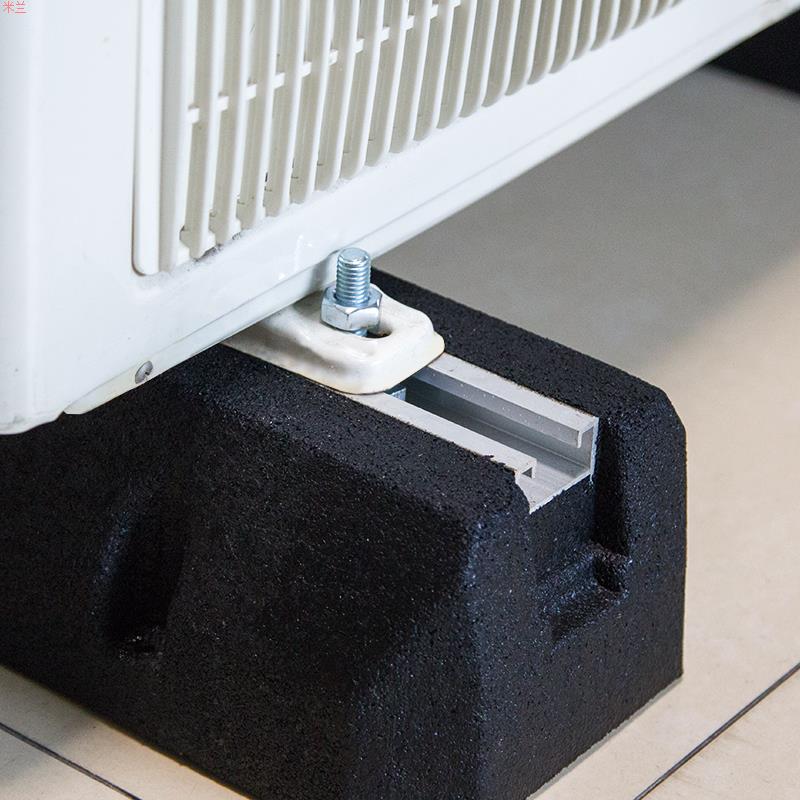 中央空调外机减震防震落地降噪橡胶法国大脚隔音空调配件