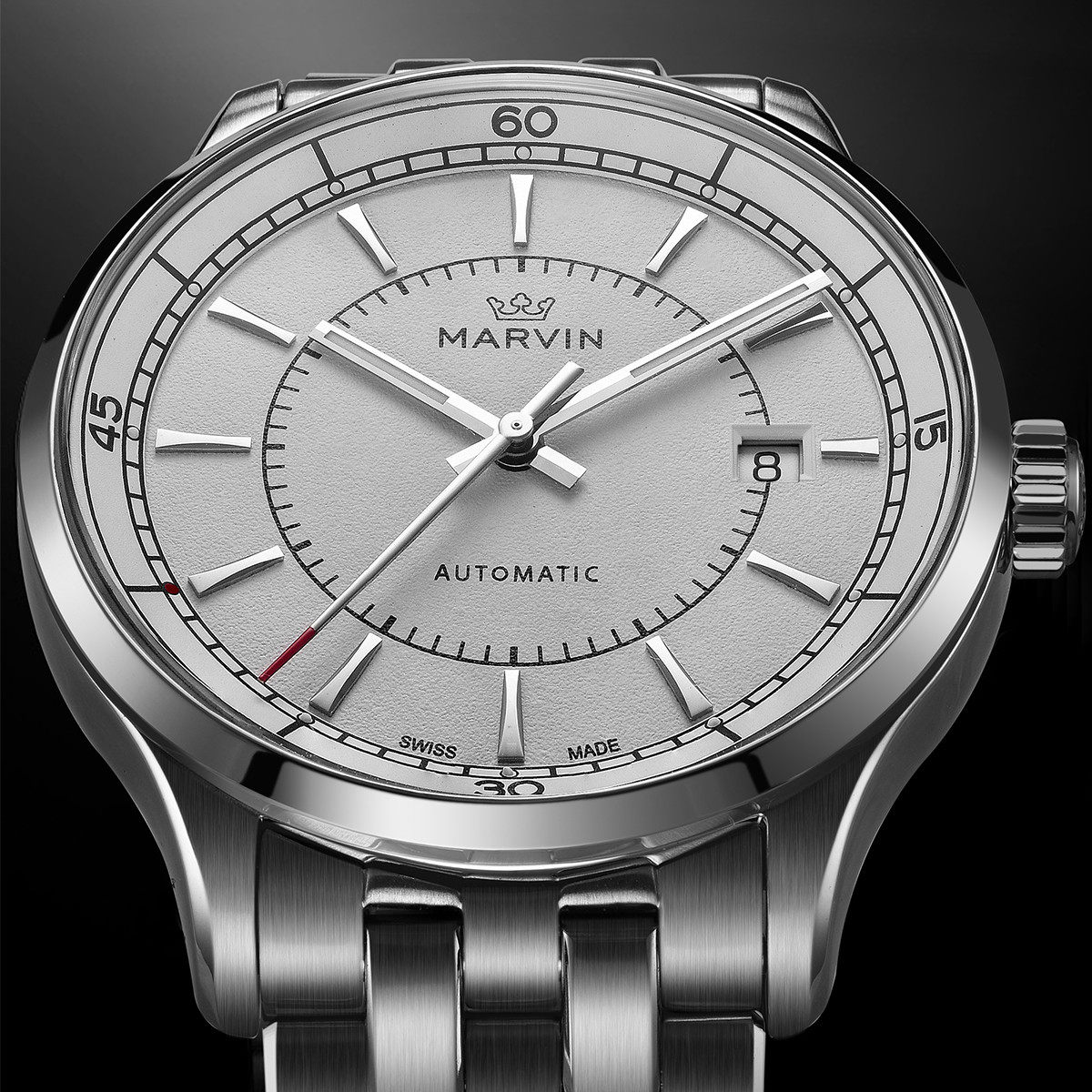 marvin瑞士摩纹表男手表机械表dn8-victory系列瑞士腕表