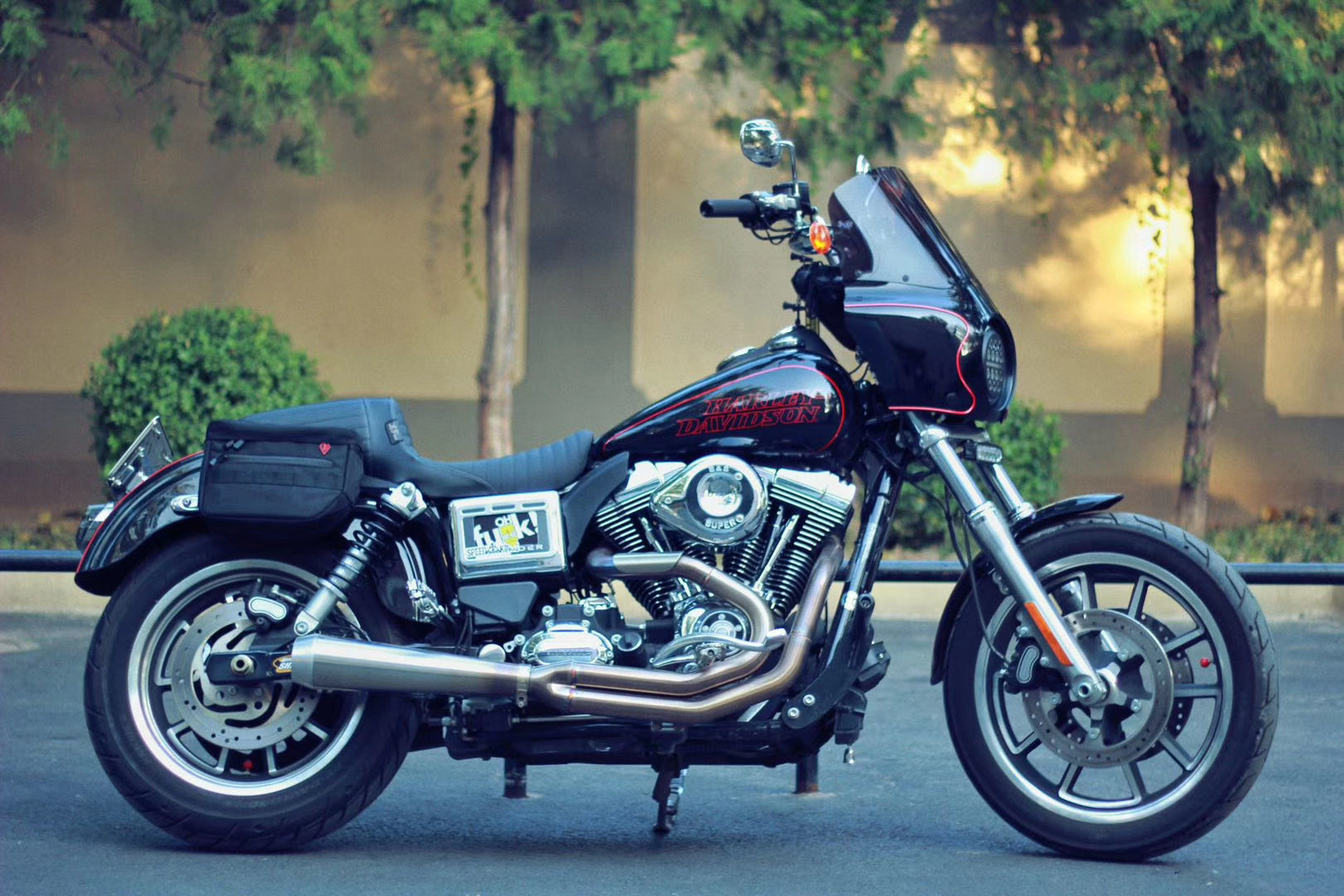 哈雷软尾街霸肥仔路威s司令防水袋马鞍包ds风格快搭挂双边包1