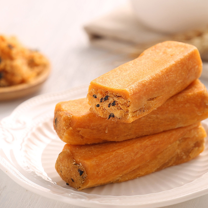 北菓楼肉松条1000g整箱早餐品海苔