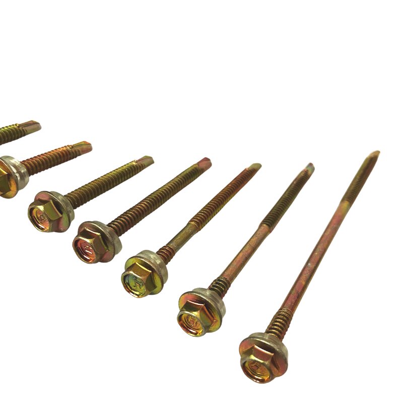 钻尾螺丝宏挺六角彩钢瓦钉燕尾丝自攻钉自钻螺钉