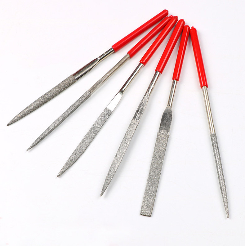 锉刀金罗玛金刚石钛镀什锦套装合金钢迷你小挫刀打磨什锦锉