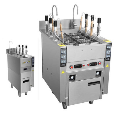 全自动升降煮面炉商用 多功能电热立式自动煮面机三/六头煮米线灶