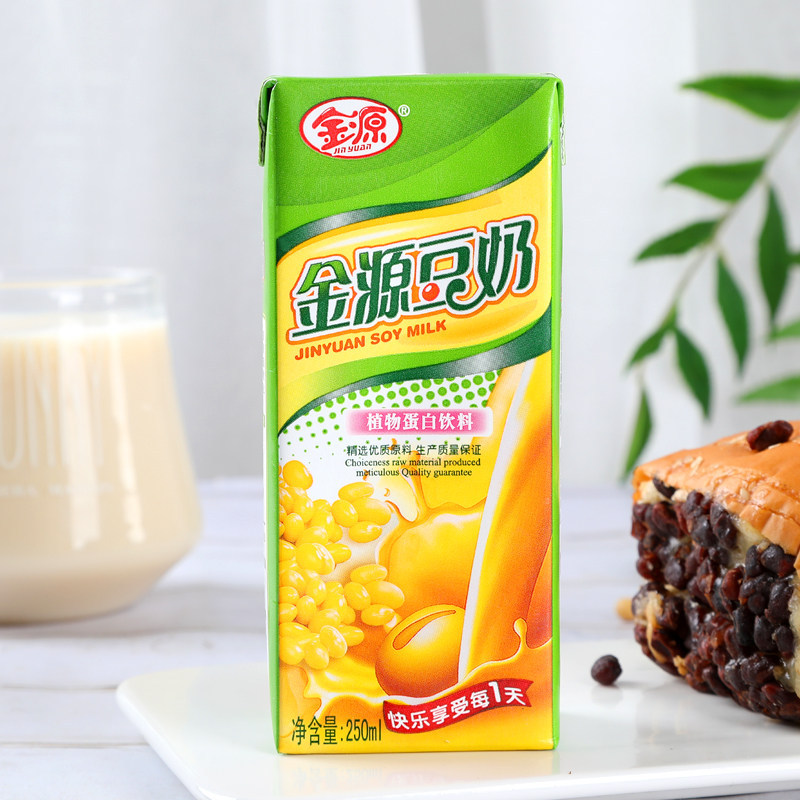 广西金源豆奶饮料整箱盒装植物蛋白儿时零食植物蛋白饮料