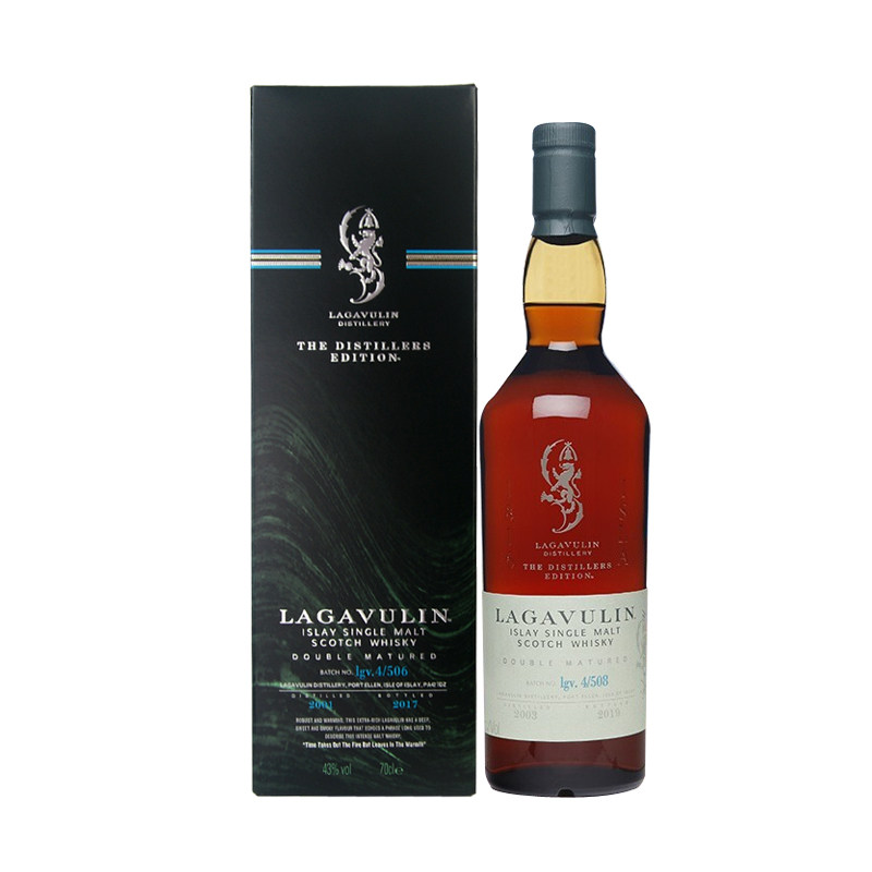 乐加维林酒厂限量de单一麦芽威士忌lagavulin苏格兰威士忌