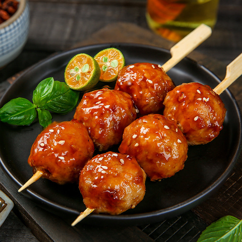 日式照烧脆骨顺丰包邮破损包退便利同款鸡肉丸