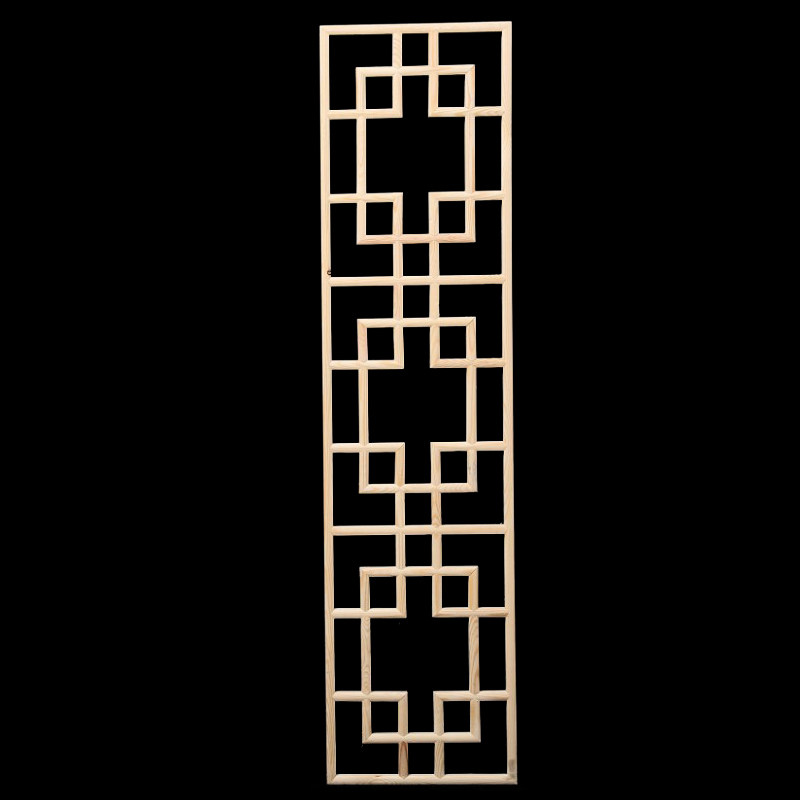 中式东阳木格新中式屏风隔断玄关木雕背景墙花格木雕