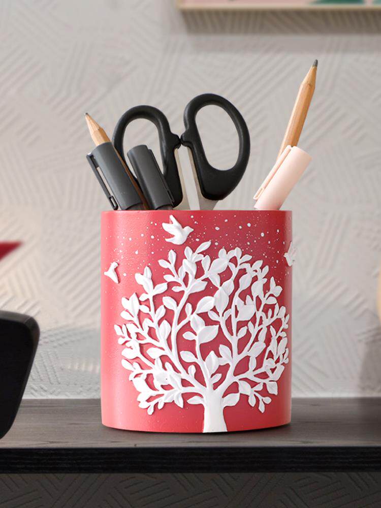 简约可爱笔筒创意办公桌用品笔桶遥控器笔筒