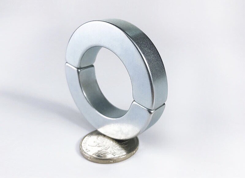 新款弧形半圆强磁水管专用钕铁圆形圆弧磁铁吸铁石