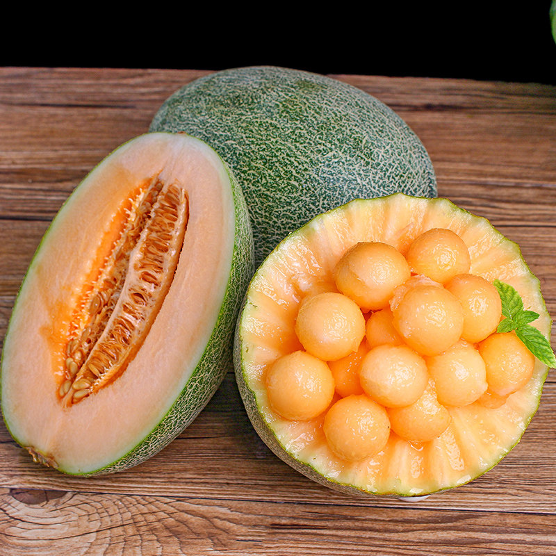 【聚香园】西州蜜网纹哈密瓜晓蜜5斤