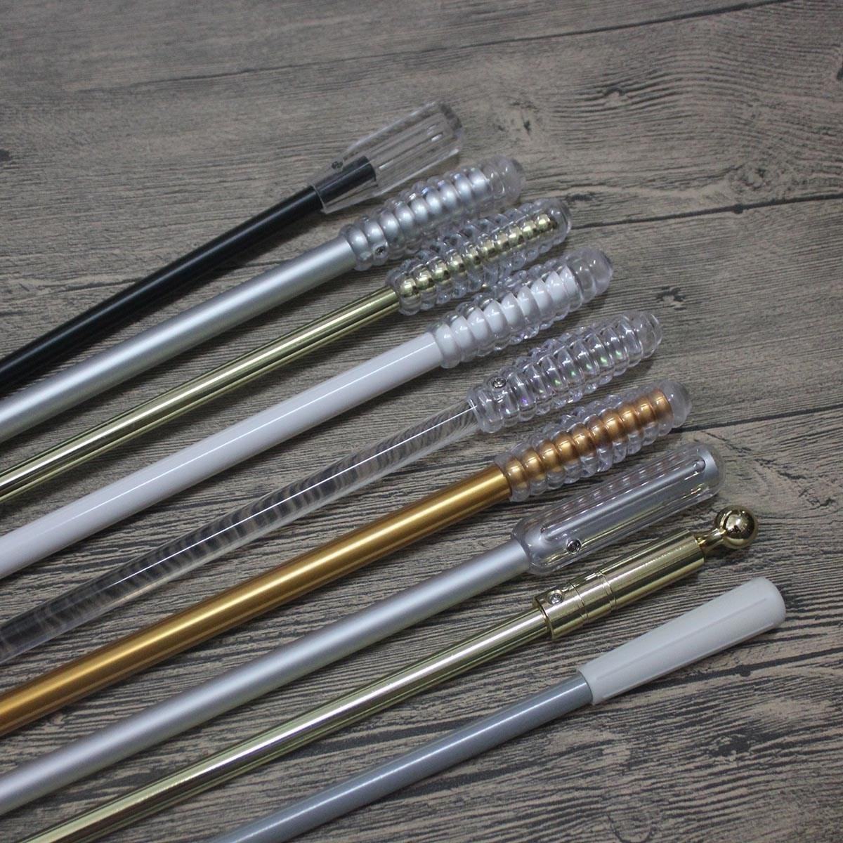 窗帘开合亚克力拉杆支拉百叶窗配件转向器一线通加粗帘杆