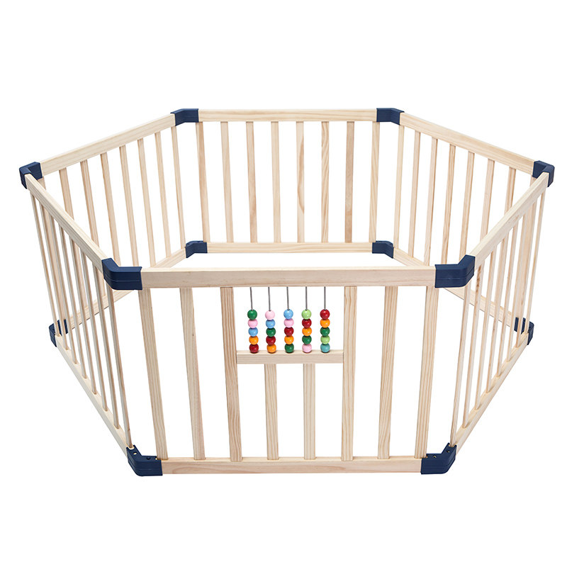 围栏儿童游戏木质防护栏婴儿益智客厅栅栏宝宝爬行游戏围栏