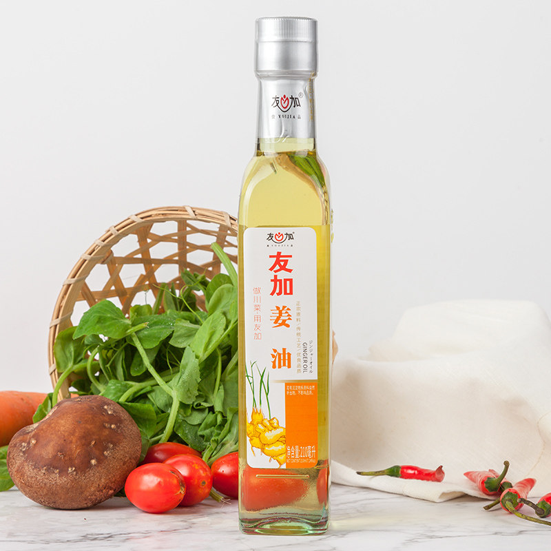 友加姜油210ml四川地道调味姜油面米线凉拌菜炒菜火锅蘸料调味油