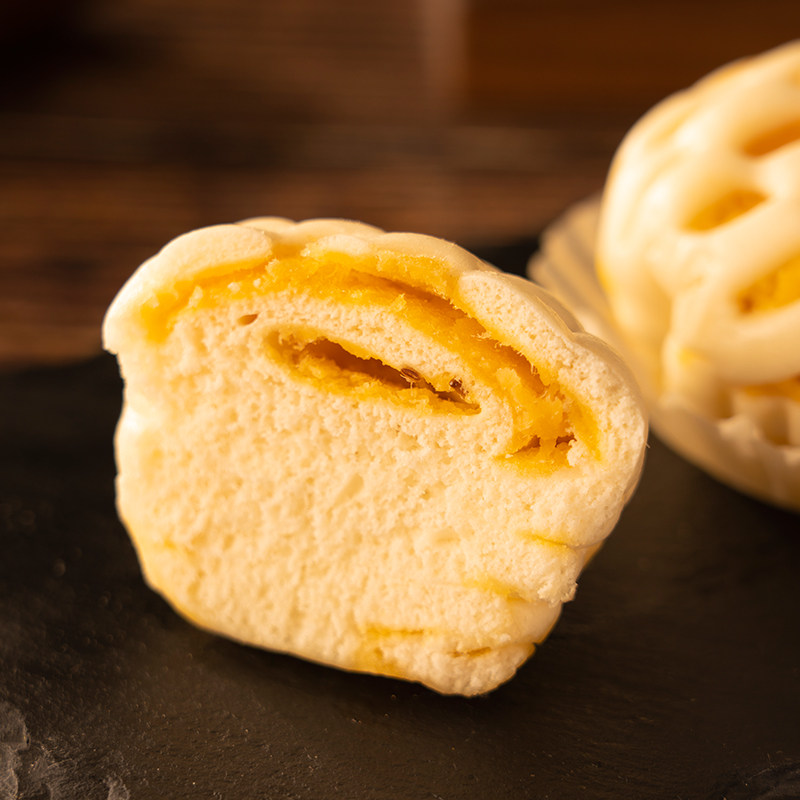 标点蜂巢肉松包广式早茶点心营养早餐面点速冻包点