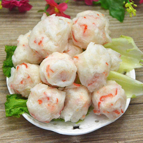 安井龙虾味球240g速冻丸子海鲜虾丸豆捞关东鱼丸