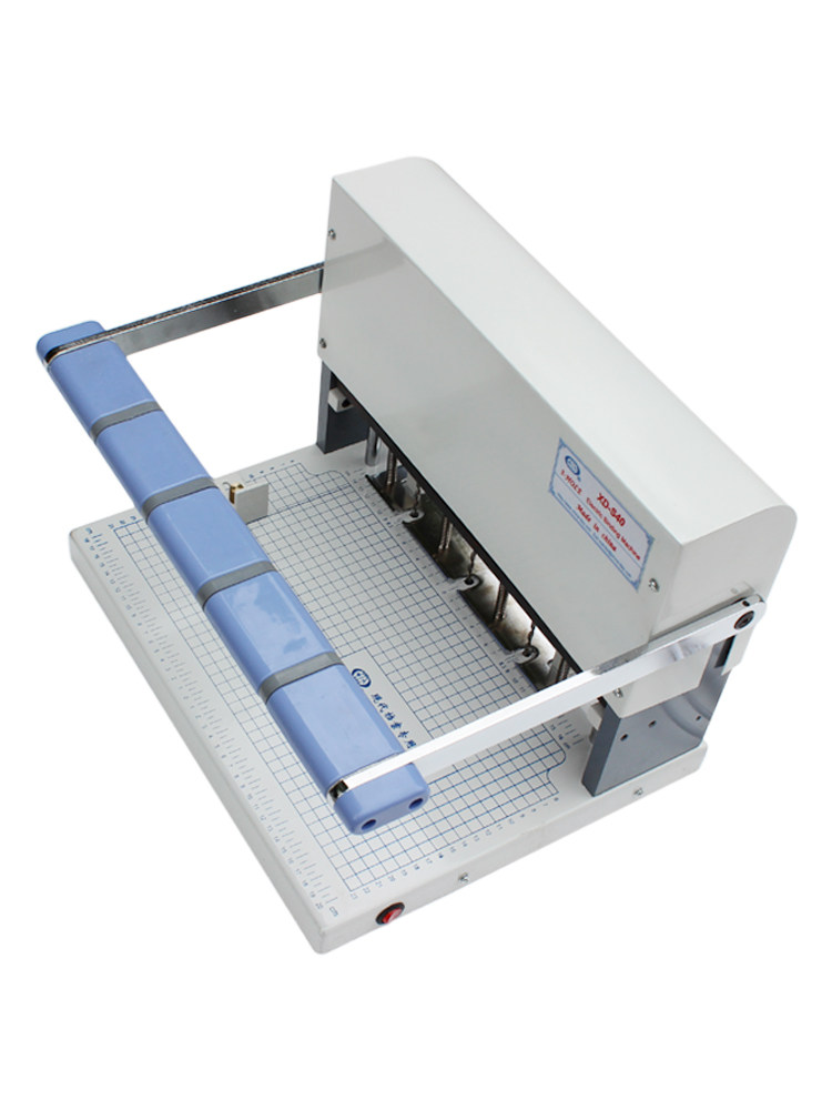 装订机打孔机现代xds40档案打孔装线办公线装手动装订机