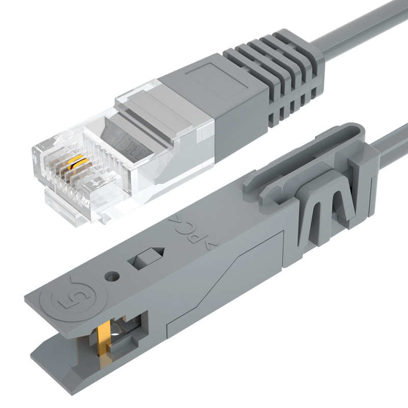 电话鸭嘴顶臻rj45跳线配线架测试语音05m10m数码线材