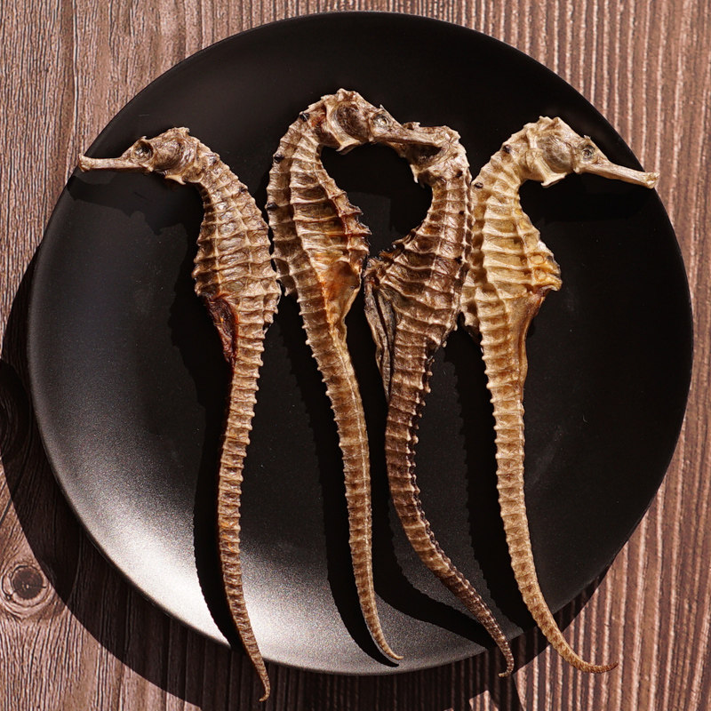 海马干货中药材泡酒材料一对新鲜三斑大海公母滋补经典方