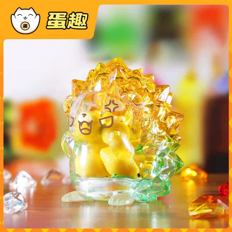 蛋趣tangent水晶刺猬沁爽特饮系列设计师潮玩盲盒潮玩盲盒