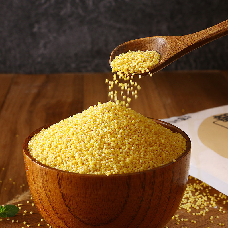 小米黄小米小宝有机350g五谷杂粮东北朝阳辅食早餐小米