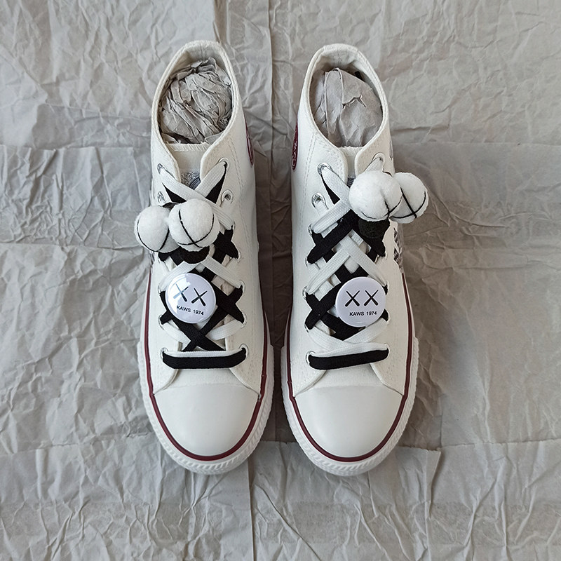 回力kaws联名芝麻街板鞋夏季男鞋爆改鸳鸯限量帆布鞋