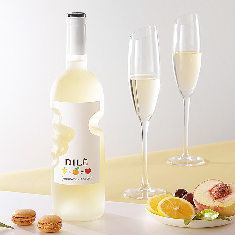 意大利原瓶进口dile帝力天使之手莫斯卡托阿斯蒂甜白葡萄酒果酒
