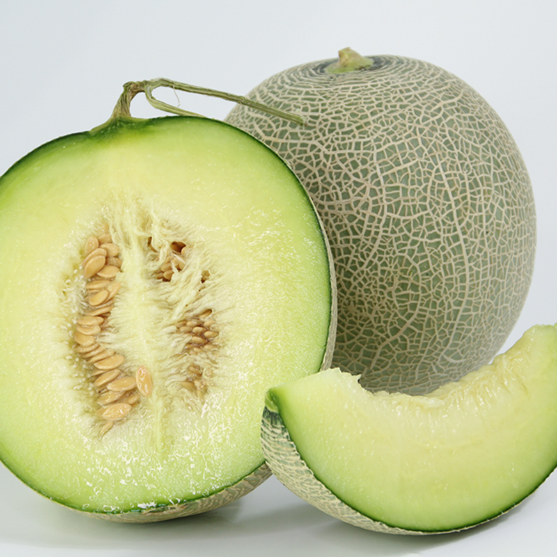萝莎冰激凌网纹蜜瓜2粒4斤普装甜瓜