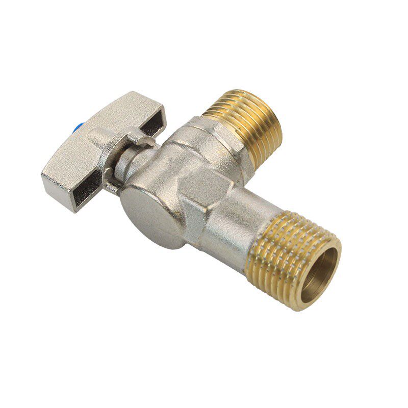 角阀全铜冷热水圆球开关燃气热水器壁挂专用6分角阀