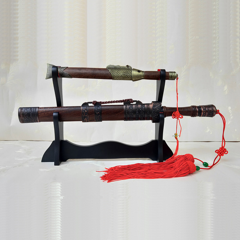 剑架实木武士武士刀刀架汉剑太极长款短款架子剑架
