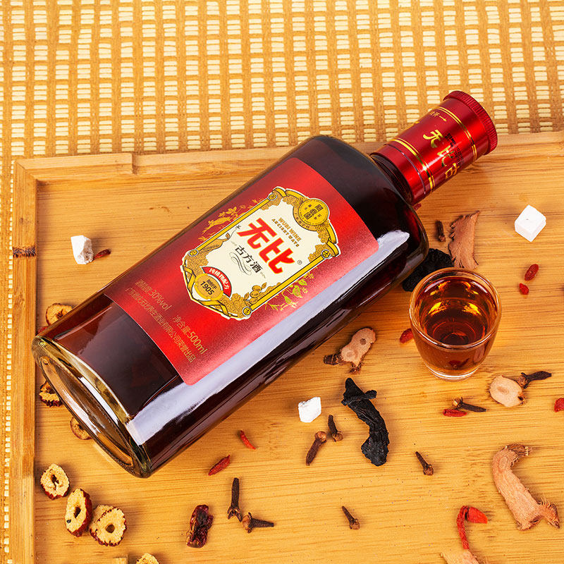 无比2瓶保健亲朋送亲送礼养生500m古方30度养生配制酒