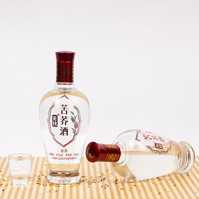 无比苦荞金荞白酒礼盒盒装42度500ml养生配制酒