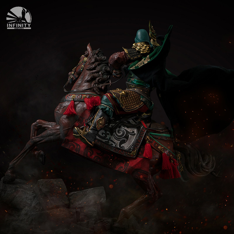 三国演义开天工作室官方五虎系列关羽雕像古风摆件手办