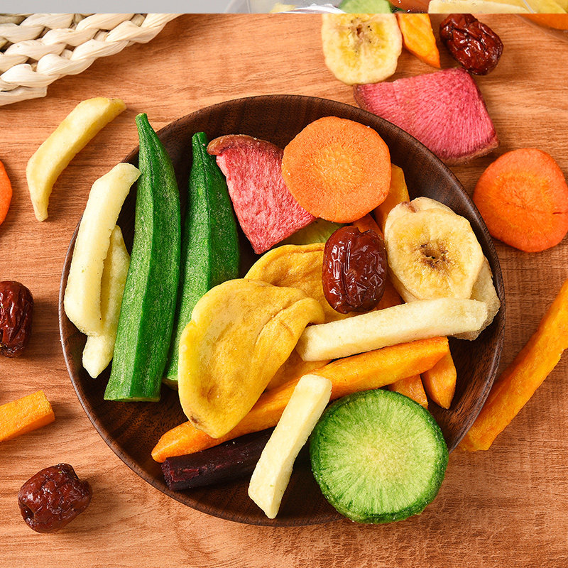 水果果蔬综合什锦脆片蔬菜干果混合装水冻干冻干水果