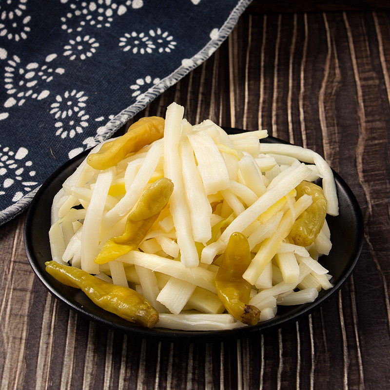 庄彪泡椒笋丝散装9斤香辣竹笋酱菜下饭饭菜腌制