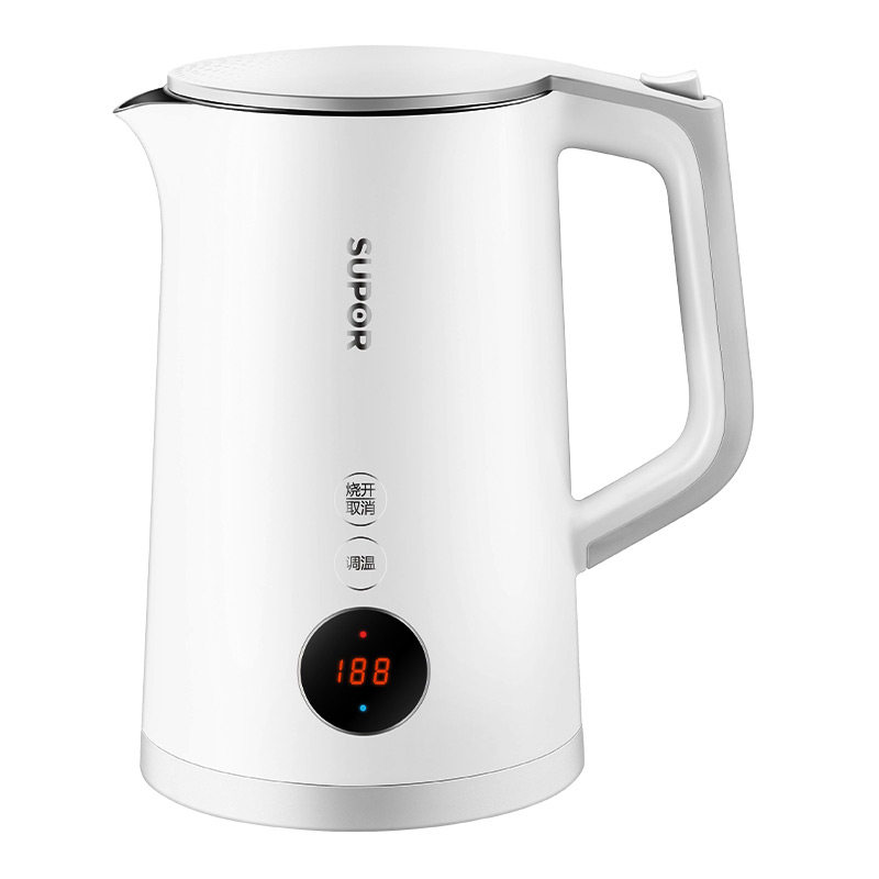 水壶苏泊尔电热水壶家用烧水壶不锈钢自动断电保温茶壶电热水壶