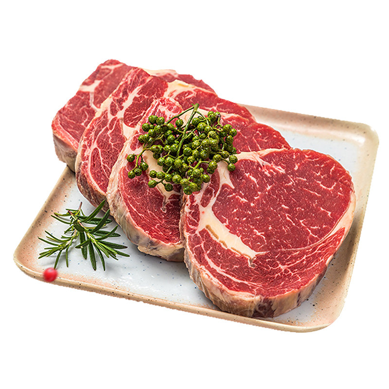 眼肉牛排1300g10家用厚切椒微新鲜牛扒牛排