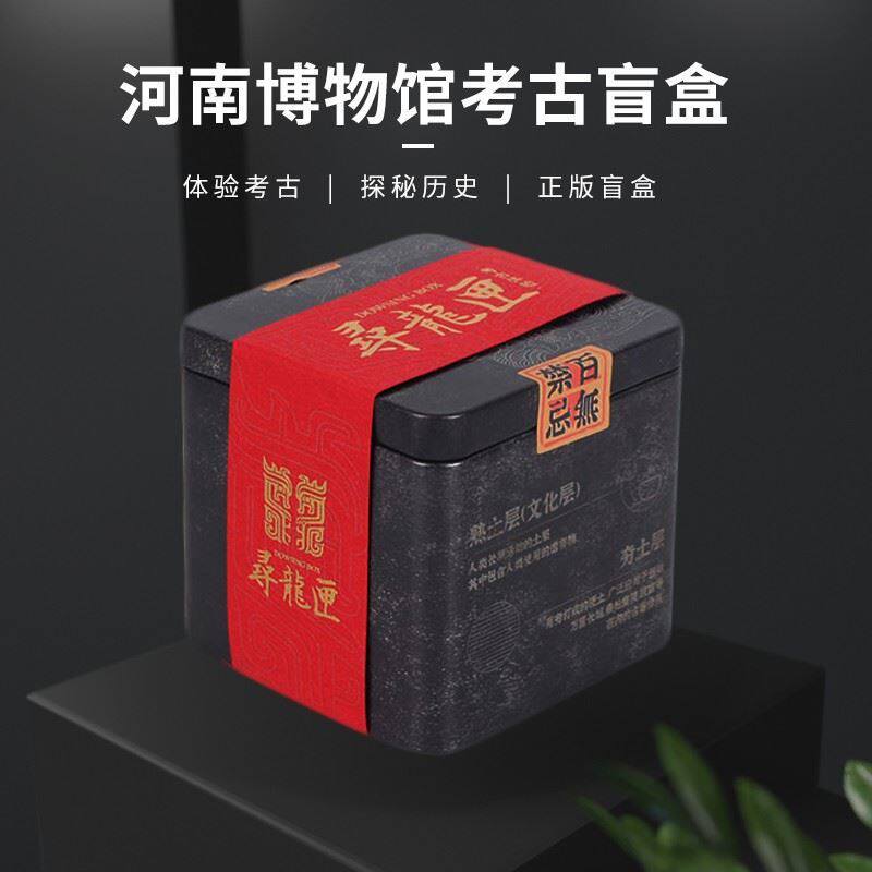 国潮考古博物馆盲盒恐龙古董修复古钱币宝石挖掘其他手工制作