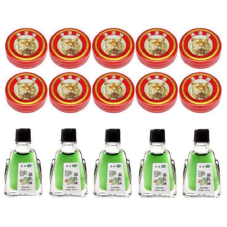 旅游万精油舒缓精油驾车薄荷油防暑驱虫清凉油5个清凉油