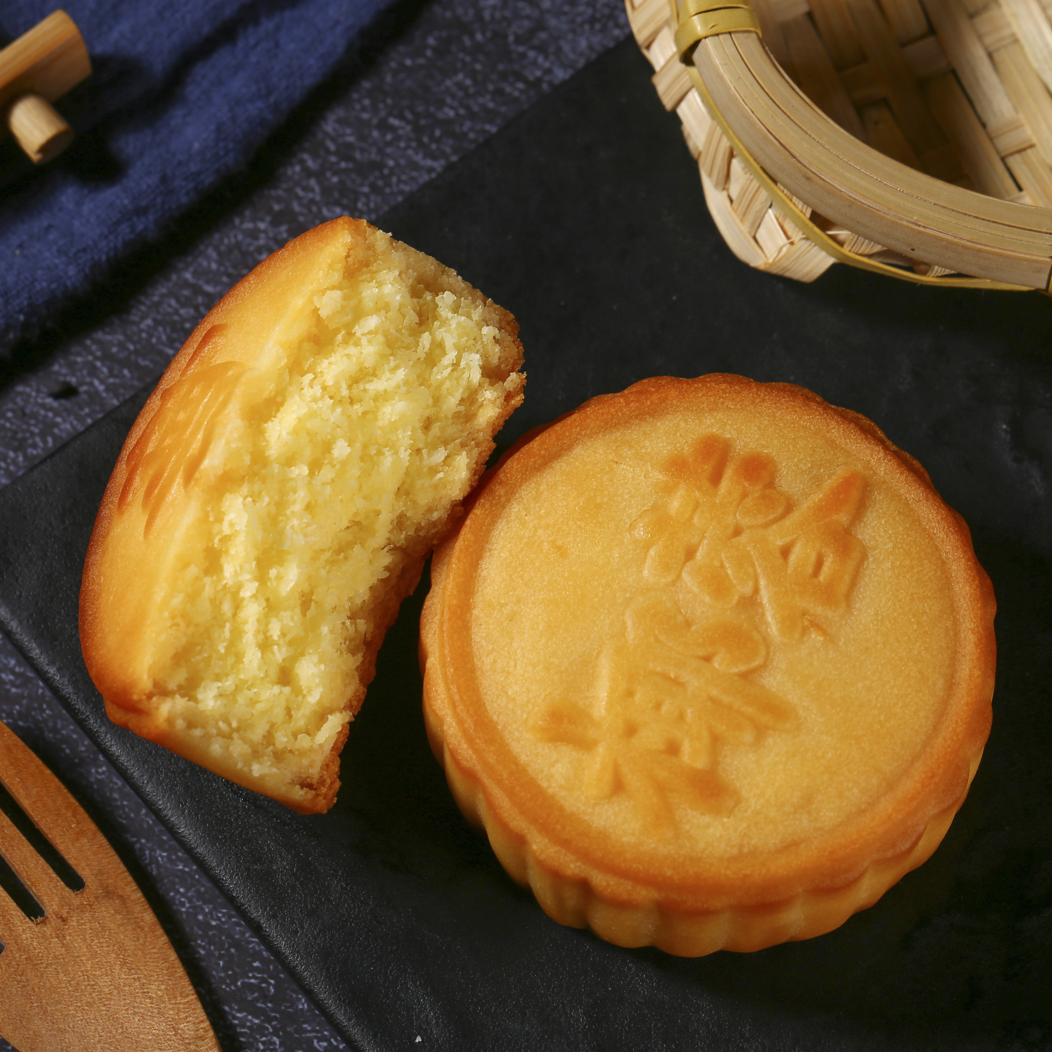 烘烤椰丝迷你小月月饼散装永城特产零食点心月饼