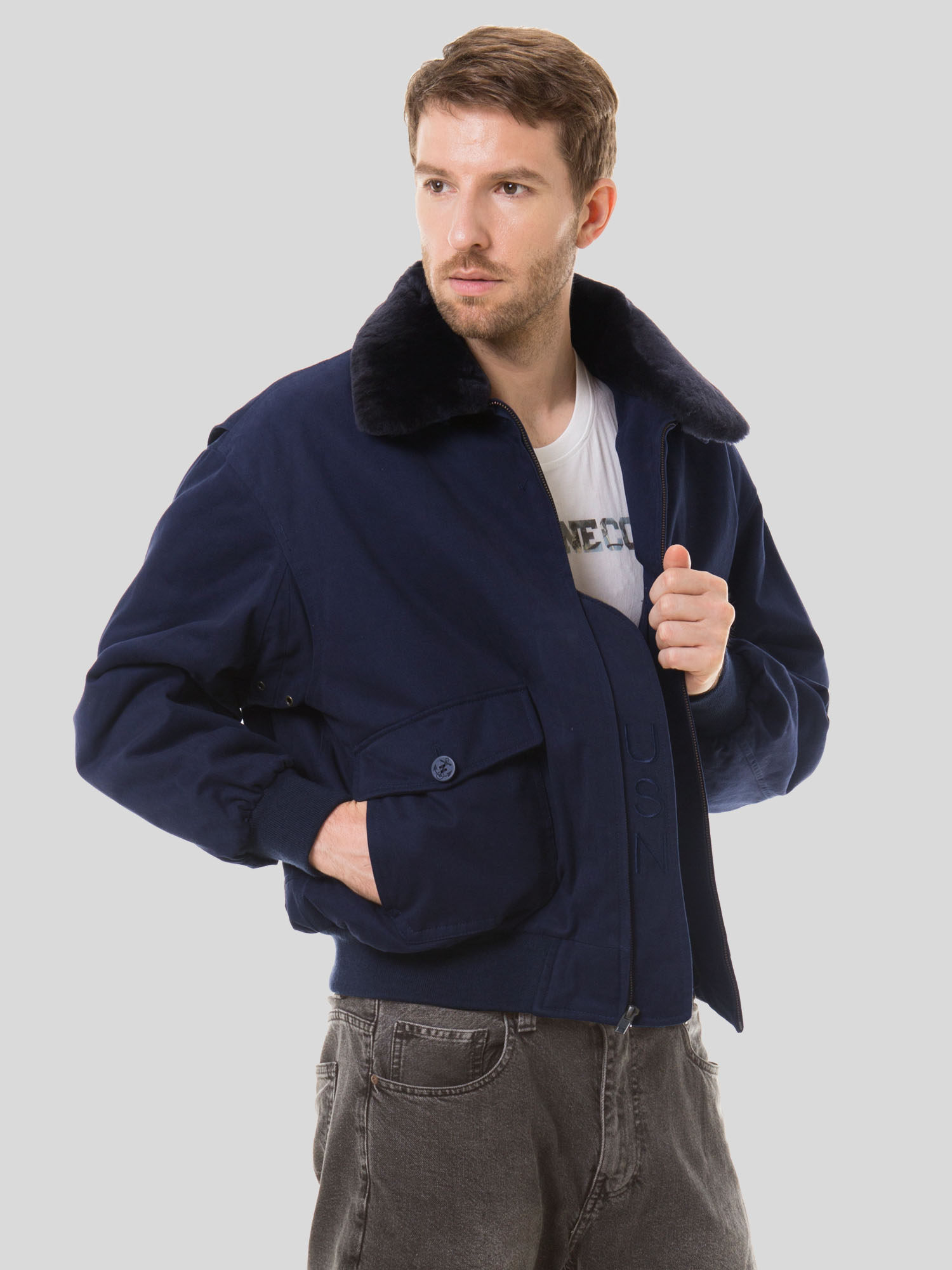 luxurylane飞行夹克男士二战经典g1夹克